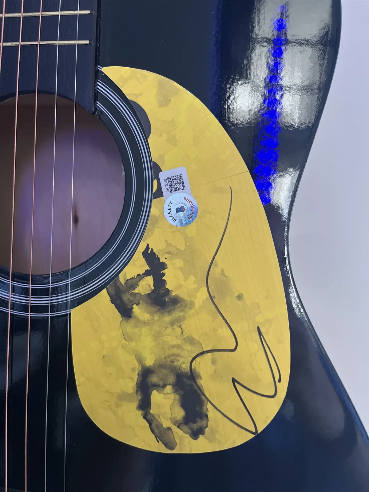 Autographed Ed Sheeran Signed 39" Acoustic Guitar COA (Beckett), изображение 3