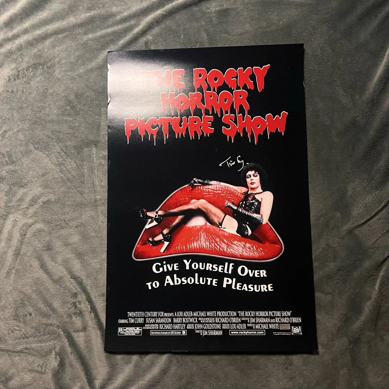 Tim Curry — Tim Curry Signed 18x24 The Rocky Horror Picture Show Celebrity Authentics