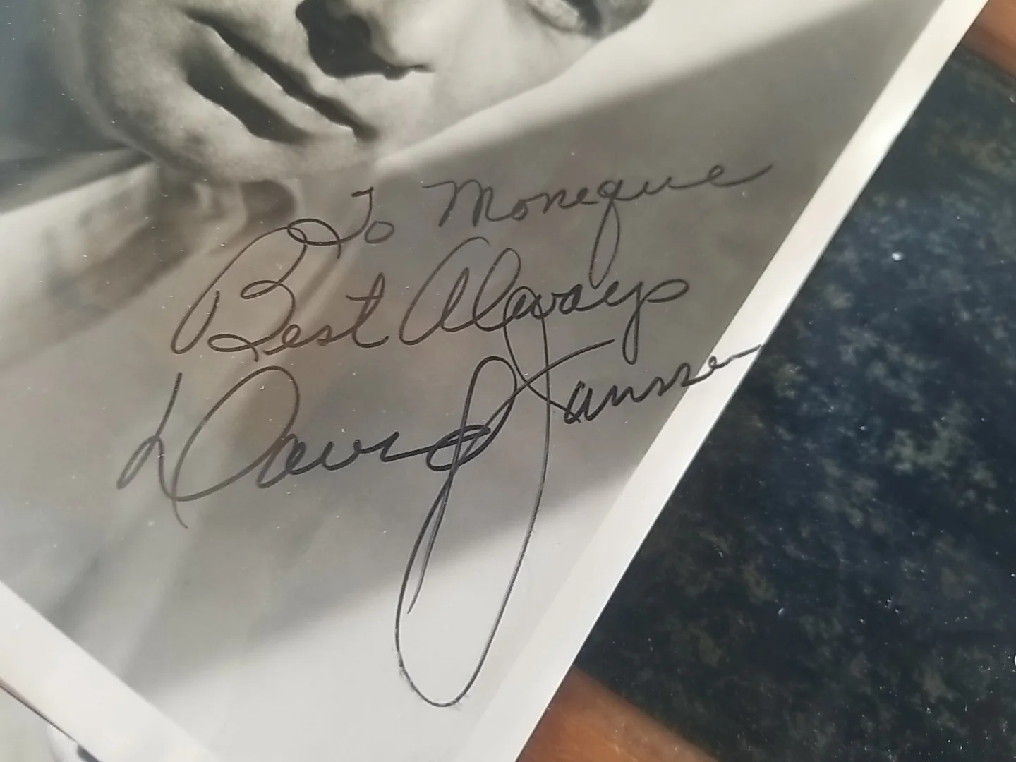 David Janssen — David Janssen Signed Autographed Photo The Fugitive RARE, image 2