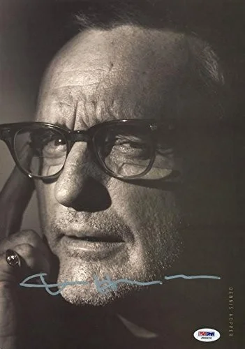 Dennis Hopper — Dennis Hopper Authentic Signed 9.5X13.5 Magazine Page Photo PSA/DNA #J00022, image 2