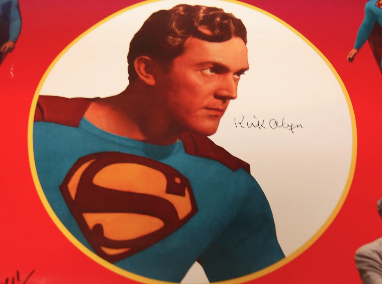 KIRK ALYN — "SUPERMAN -BLACKHAWK" ( KIRK ALYN) AUTOGRAPHED POSTER & STILL PHOTO FROM SERIAL, image 2