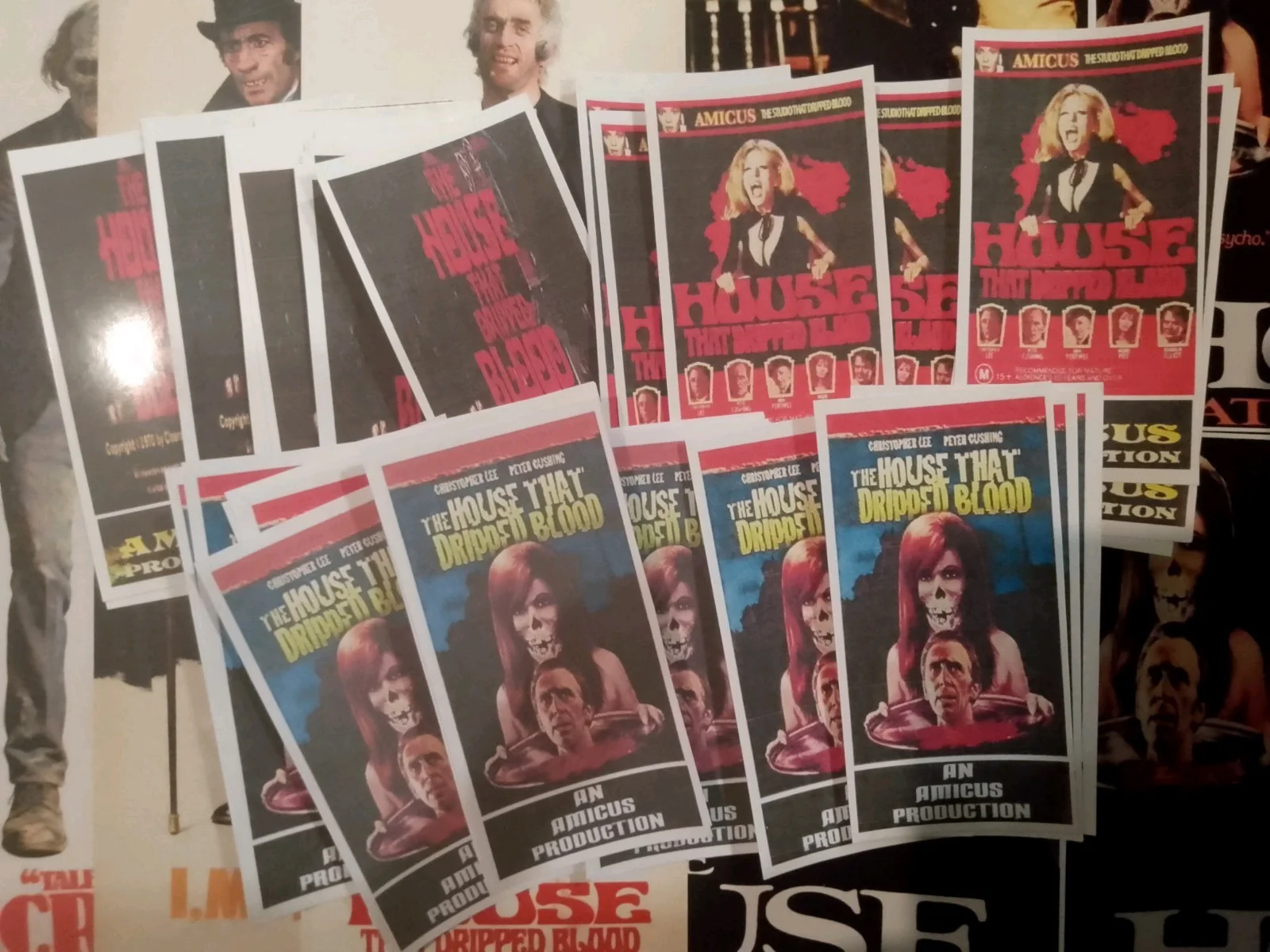 The House That Dipped Blood. 14 Lobby Cards, 40 Mini Cards & 12 Amiucs Col Cards, изображение 4