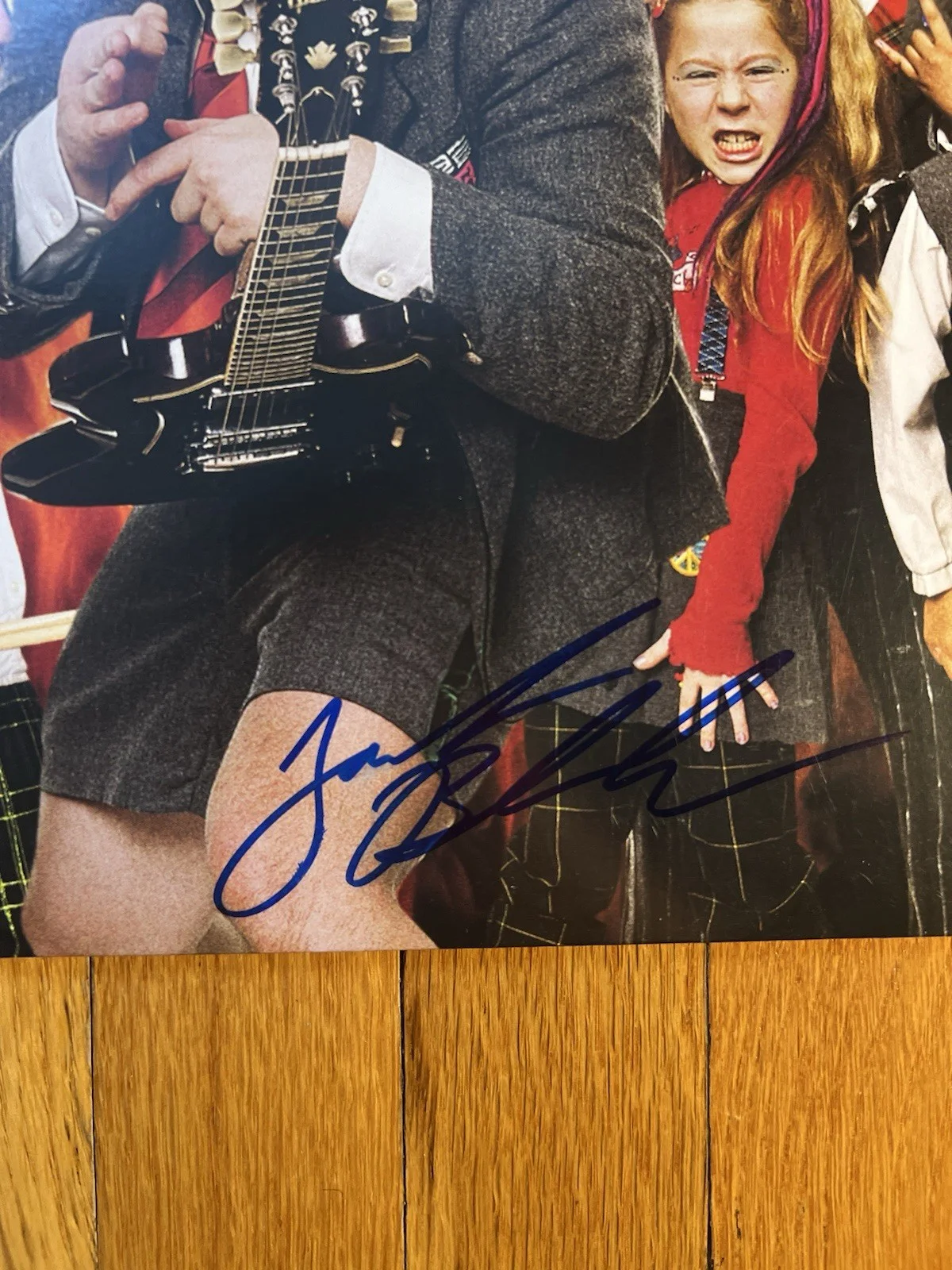 JACK BLACK SIGNED AUTOGRAPHED SCHOOL OF ROCK SOUNDTRACK VINYL ALBUM LP BECKETT, изображение 2