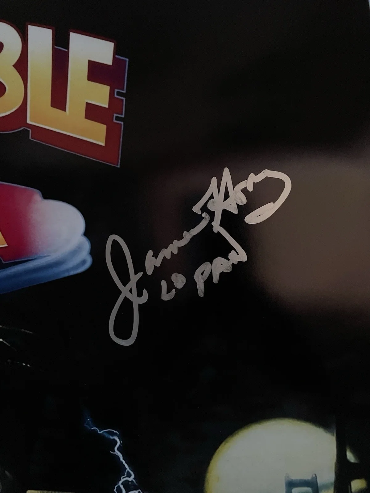 James Hong — JAMES HONG SIGNED POSTER PRINT BIG TROUBLE IN LITTLE CHINA, image 2