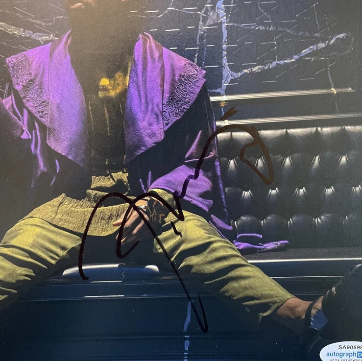 Jonathan Majors — Jonathan Majors ACOA Authentic He Who Remains Kang Signed 8x10 MARVEL Photo, image 2
