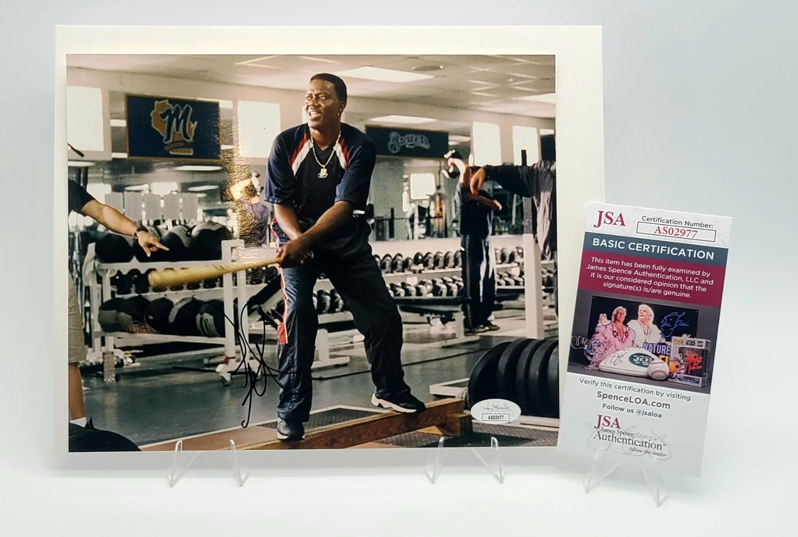 Bernie Mac — Bernie Mac Signed 8x10 Photo – The Players Club – JSA COA – Rare Autograph, изображение 2