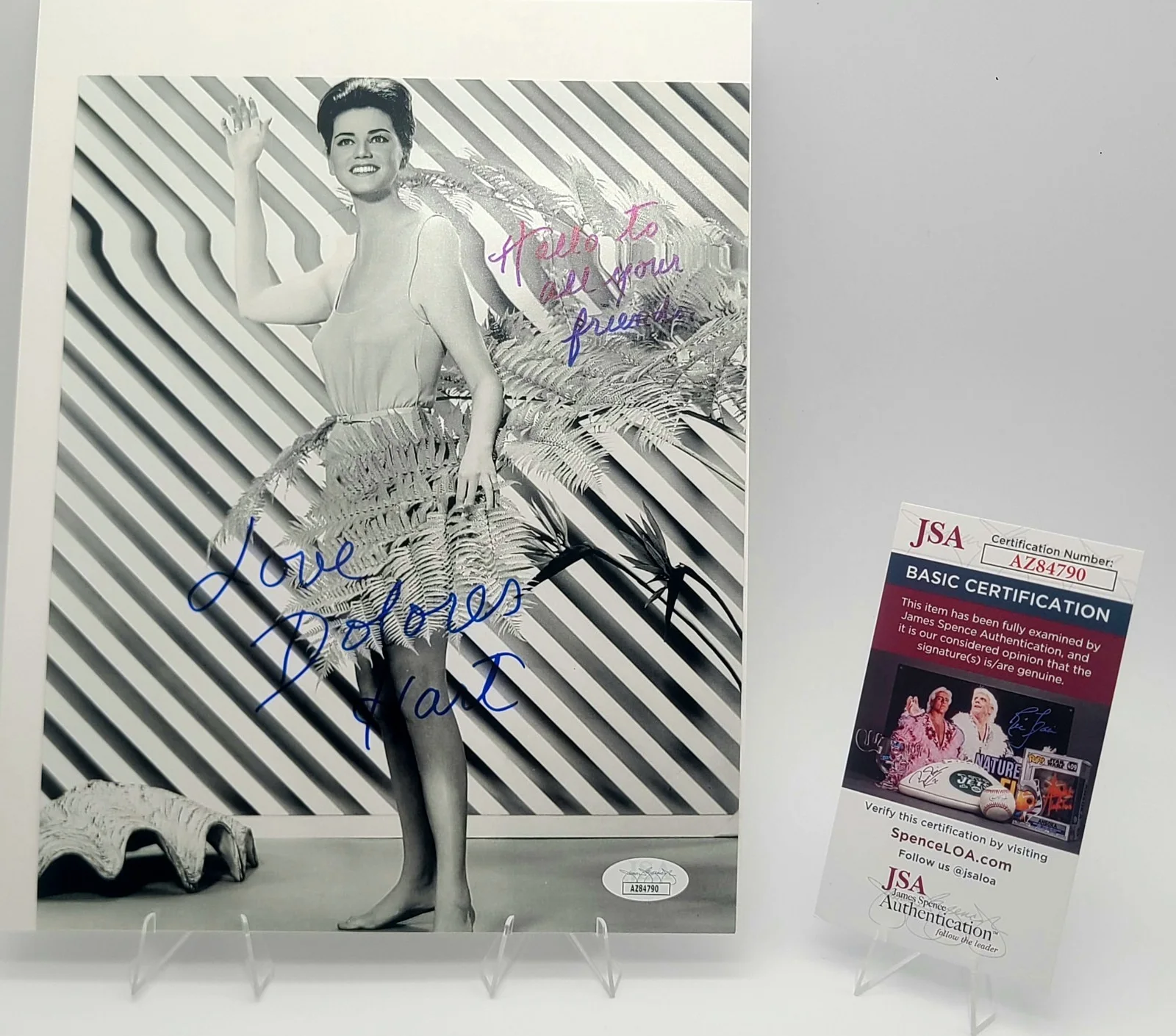 Dolores Hart — Dolores Hart Signed 8x10 Photo – Elvis Presley Movie Actress Autograph – JSA COA, изображение 5