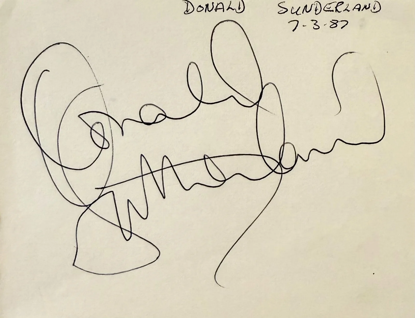 Donald Sutherland — DONALD SUTHERLAND Autograph Signed 4x5 ALBUM PAGE KELLY'S HEROES THE DIRTY DOZEN