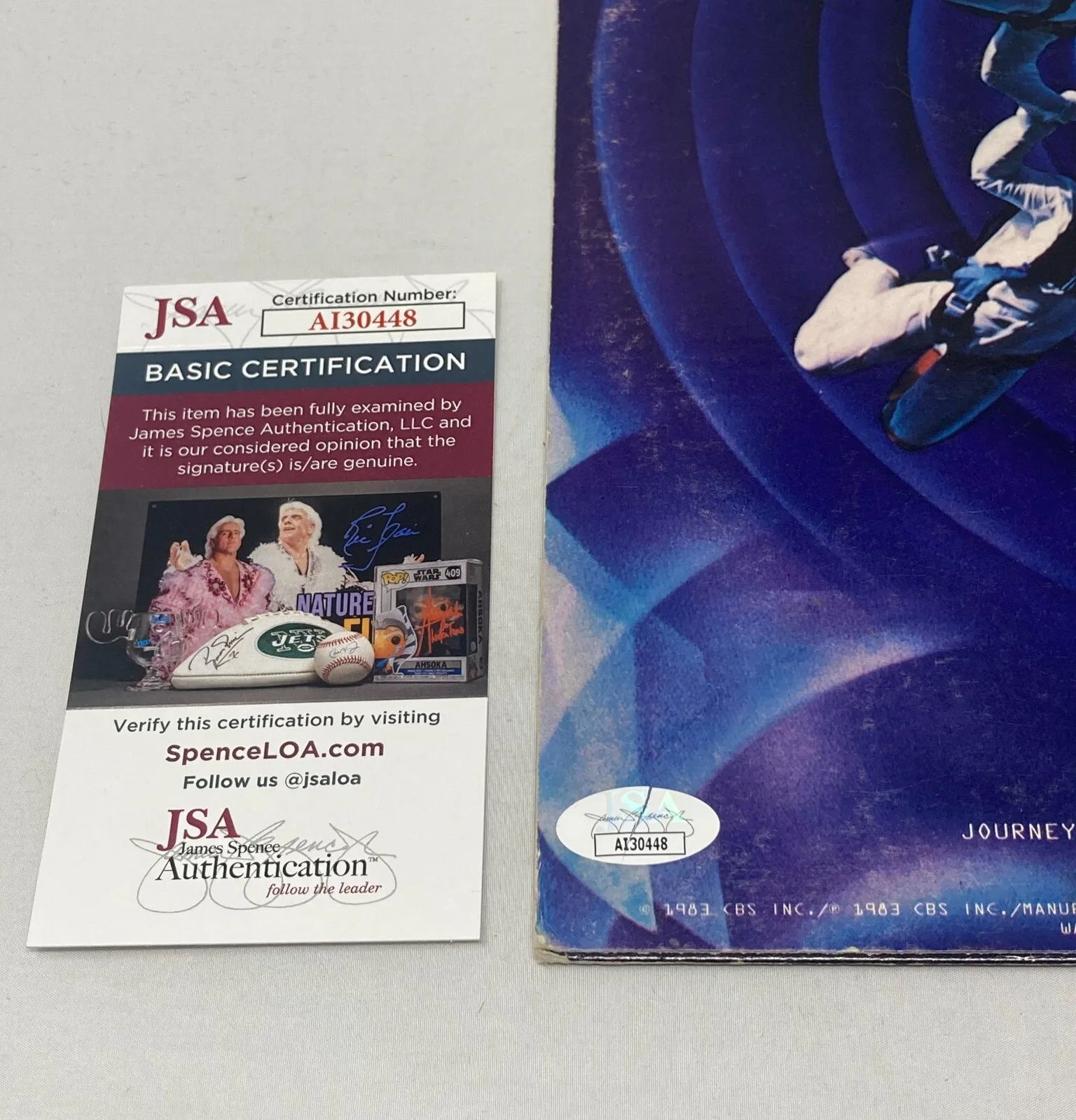 Journey signed Frontiers Album JSA COA (Neal Schon, Cain, Smith, Valory), изображение 3