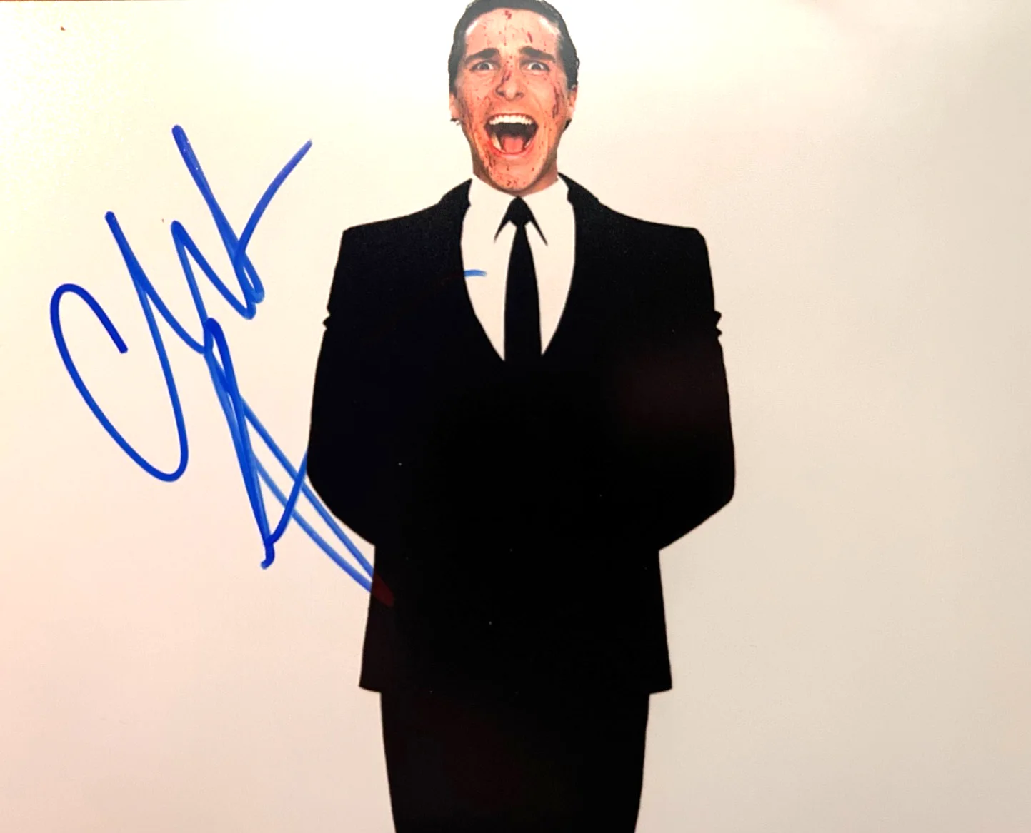 Christian Bale — Christian Bale Signed 8x10" AMERICAN PSYCHO Original Authentic Autograph w/COA, image 5