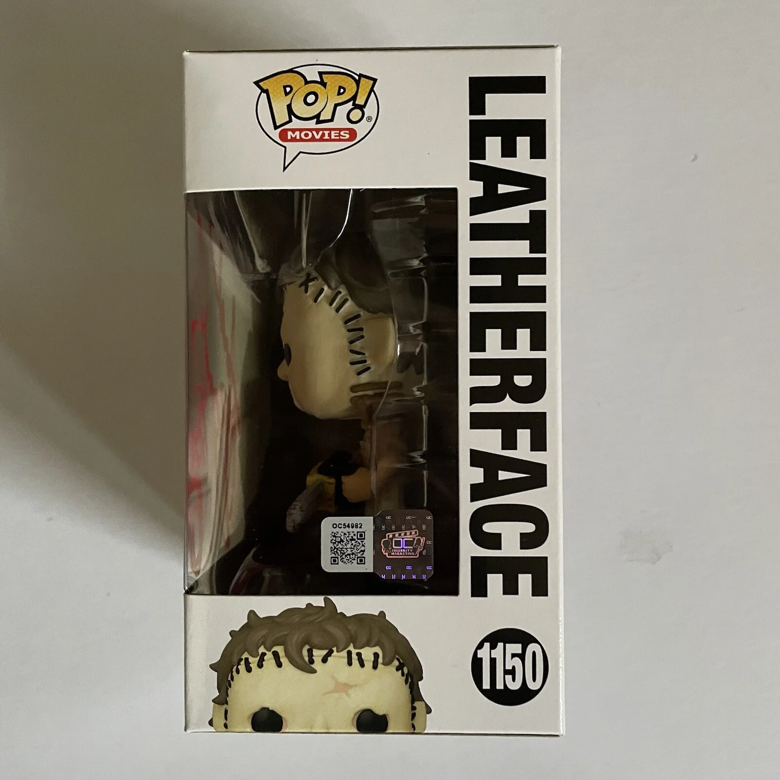 Andrew Bryniarski — Andrew Bryniarski Signed Leatherface Funko Pop! OC COA, image 3