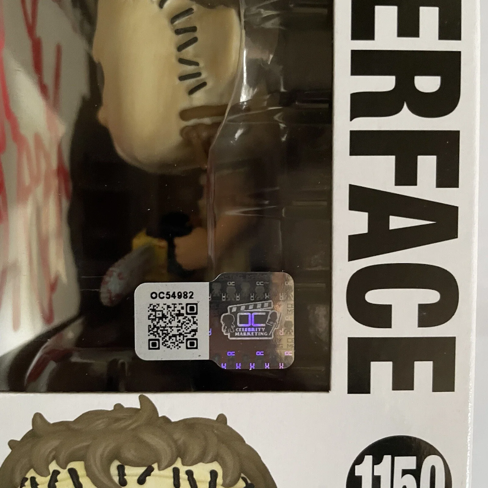 Andrew Bryniarski — Andrew Bryniarski Signed Leatherface Funko Pop! OC COA, image 4