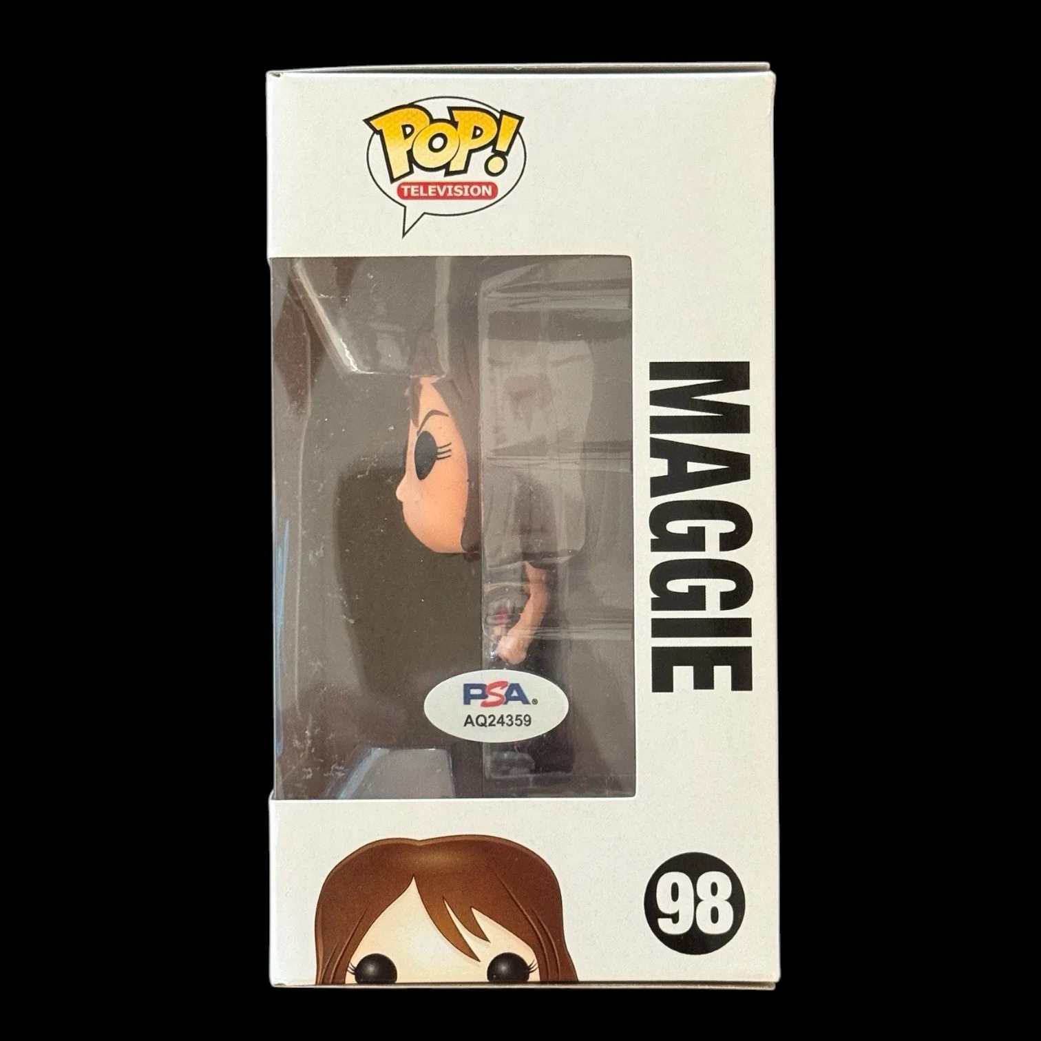 Lauren Cohan Signed Maggie Funko Pop #98 PSA/DNA COA Autograph The Walking Dead, image 2