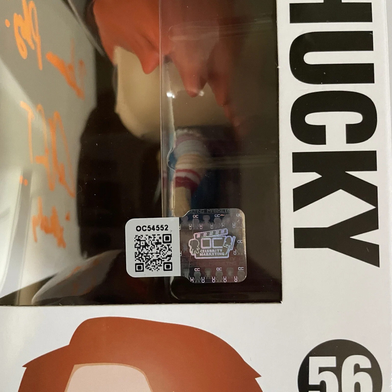 Alex Vincent — Alex Vincent Signed Chucky Funko Pop 56 & Quote Child’s Play, image 3
