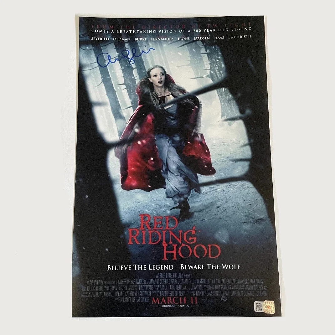 Amanda Seyfried — Amanda Seyfried signed 11x17 poster Red Riding Hood OCCM COA