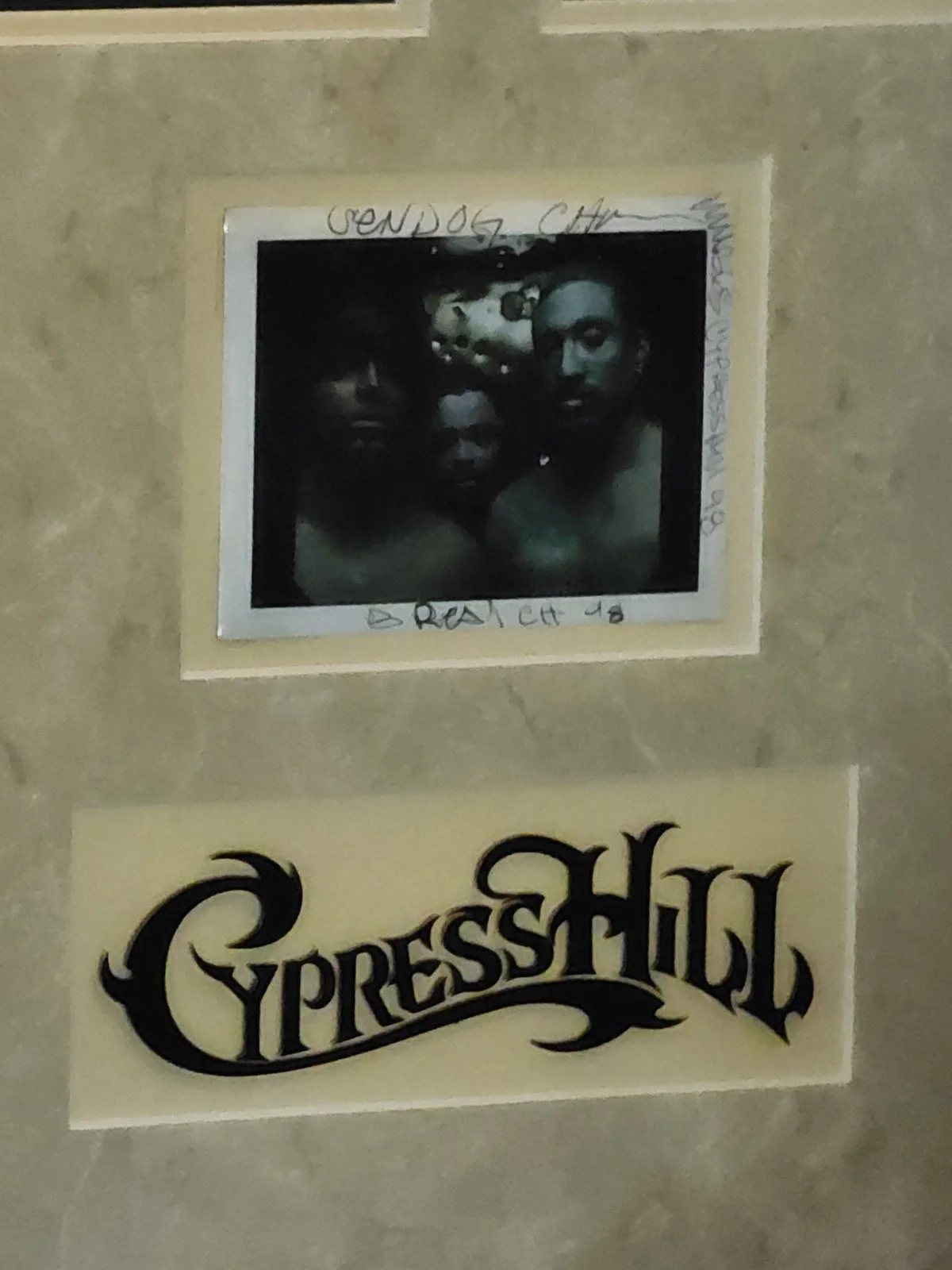 Cypress Hill 1 Of A Kind Poloaroids For MakIng Of CYPRESS HILL IV: AUTOGRAPHED, image 2