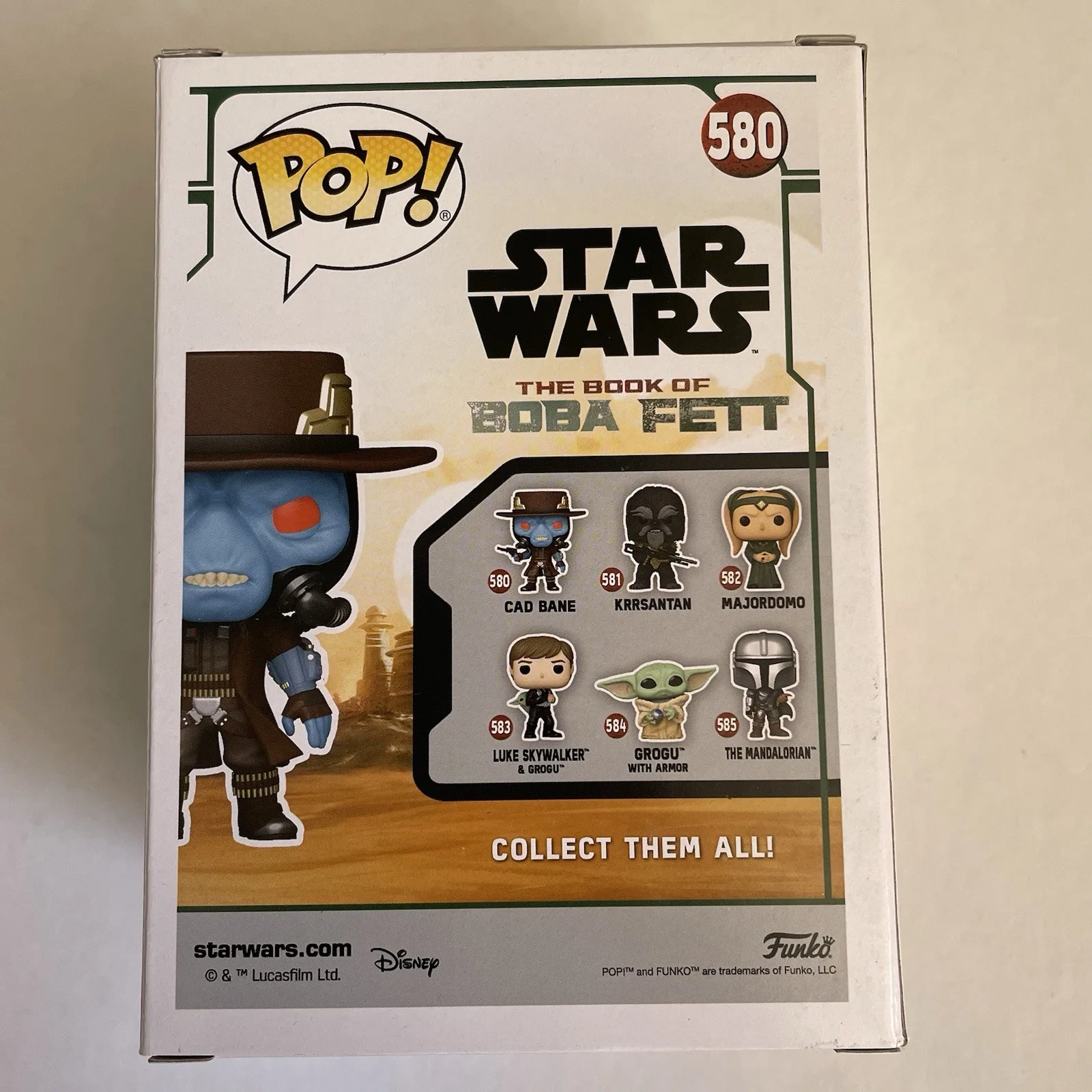 Dorian Kingi — Dorian Kingi SIGNED Cad Bane Funko Pop 580 w/ BAS ~ Star Wars Book of Boba Fett, image 4