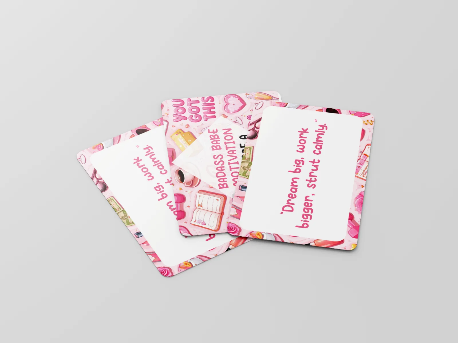 Badass Babe Motivation Cards – 52 Weekly Inspiring Affirmation Gift Deck, image 4