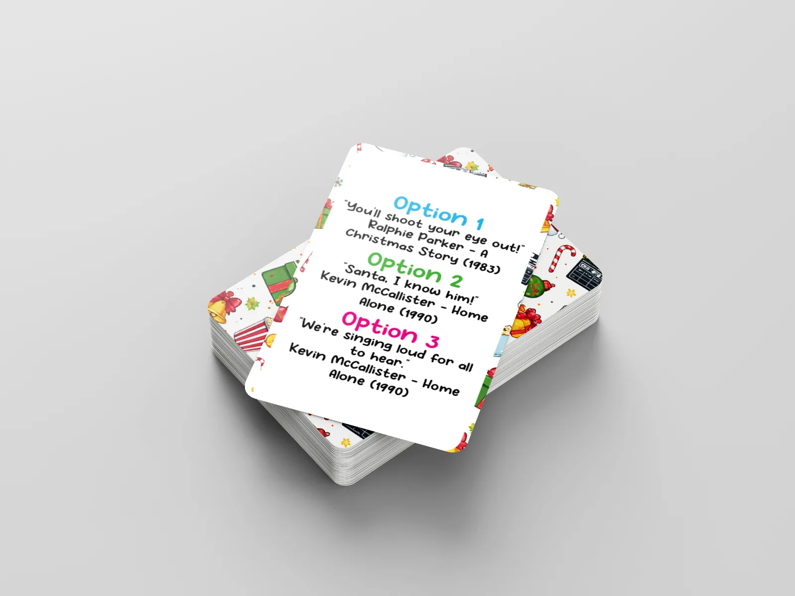 Who Said It Christmas Movies Card Game – Festive Film Quote Trivia Party, изображение 2