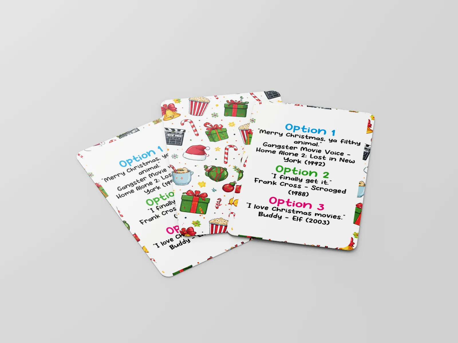 Who Said It Christmas Movies Card Game – Festive Film Quote Trivia Party, изображение 4