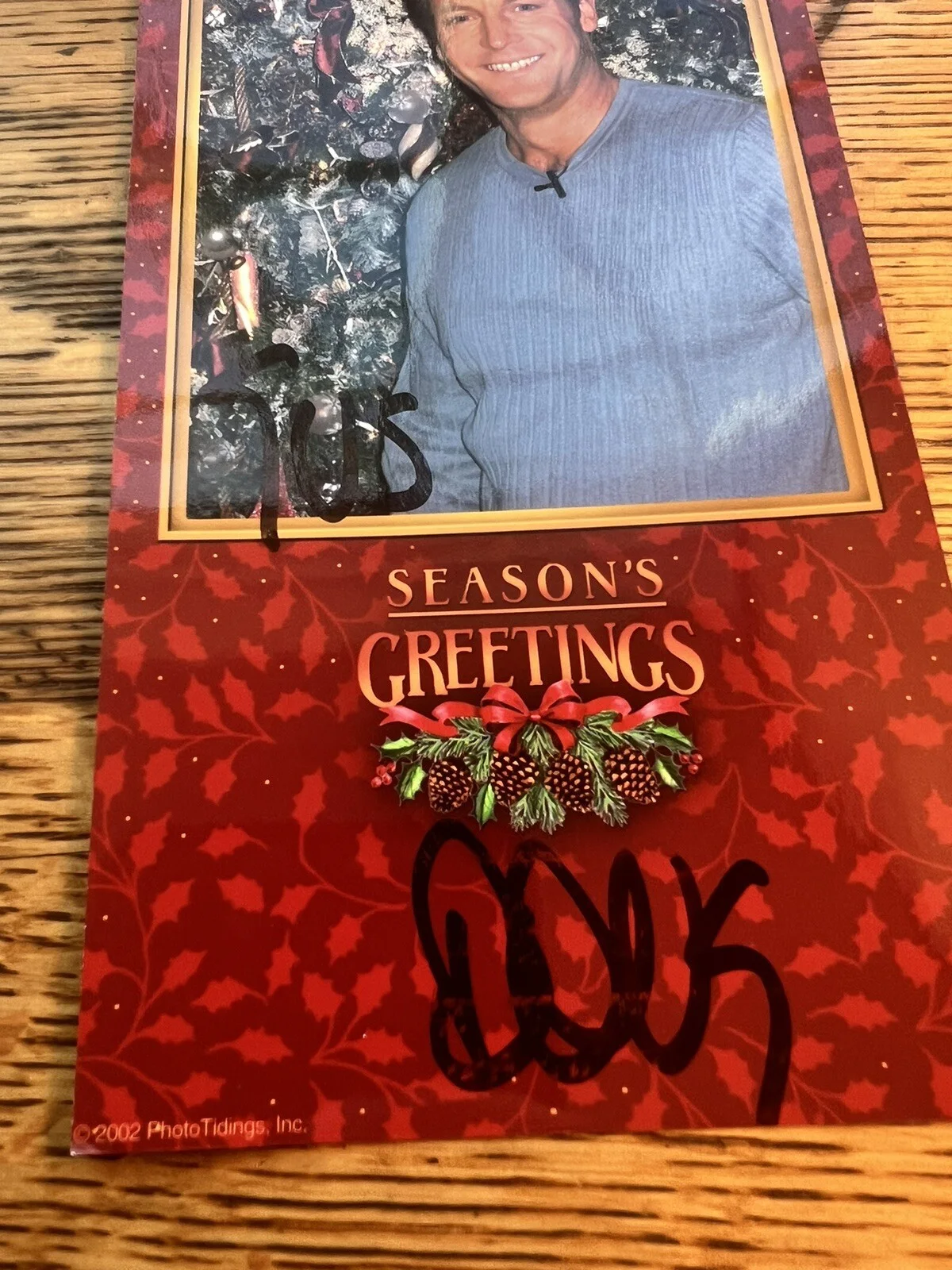 Doug Davidson autograph - Christmas Cards -The Young and The Restless, image 3
