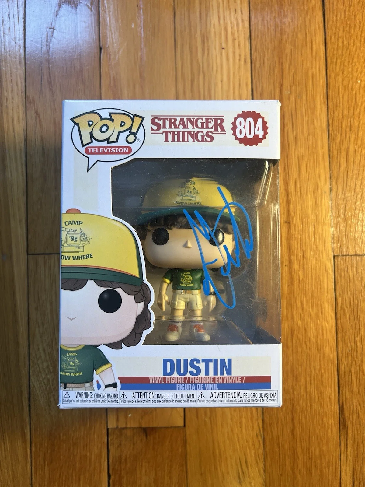 Gaten Matarazzo — Gaten Matarazzo Signed Stranger Things Dustin Funko Pop #804 Beckett COA