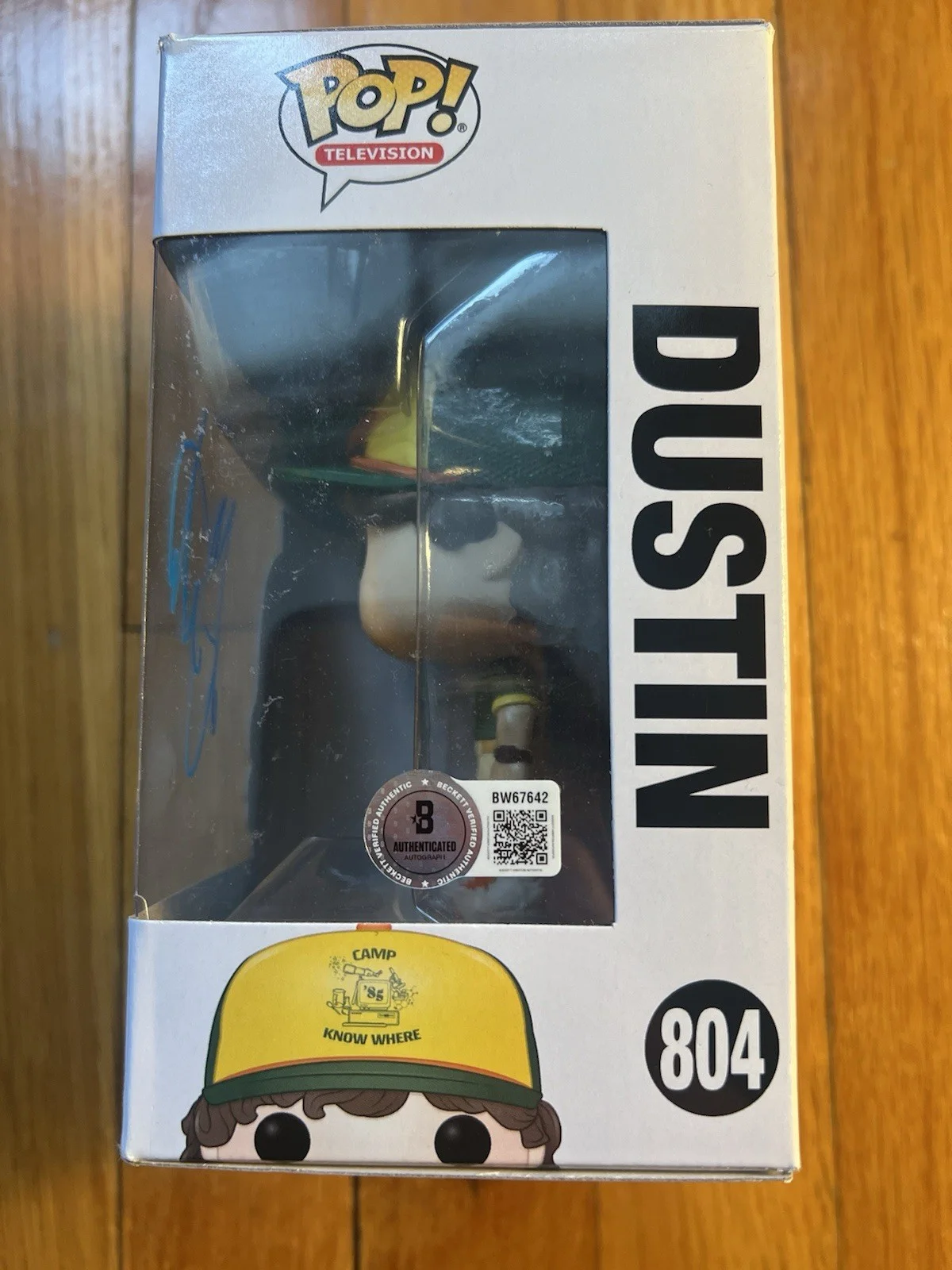 Gaten Matarazzo — Gaten Matarazzo Signed Stranger Things Dustin Funko Pop #804 Beckett COA, изображение 2