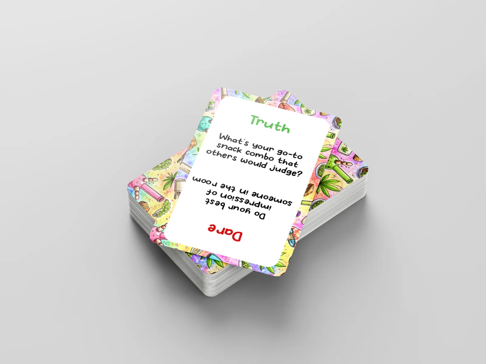 Stoner Truth or Dare Card Game – Funny Adult Party Stoner Challenge Game 18+, изображение 2