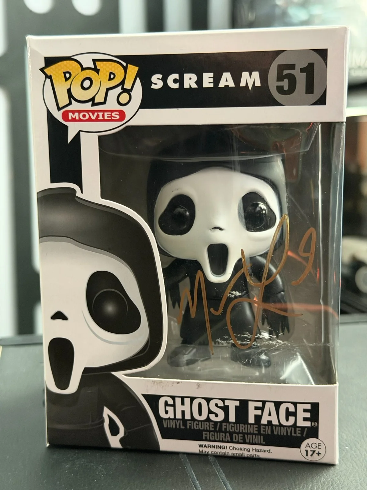 Matthew Lillard — Matthew Lillard Signed Funko Scream Ghost face 51 With Hard Case, image 2