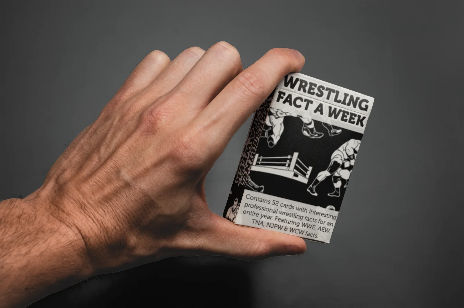Wrestling Fact A Week Cards – 52 Pro Wrestling Trivia Gift Pack Fans, image 4