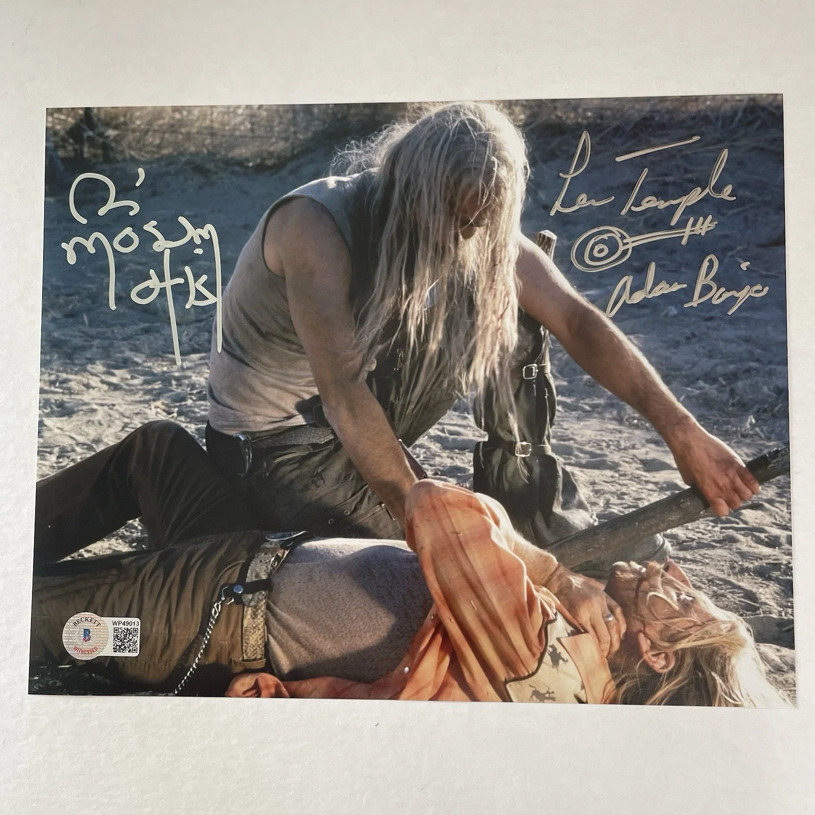 Bill Moseley & Lew Temple — BILL MOSELEY & LEW TEMPLE SIGNED 8x10 PHOTO! THE DEVIL'S REJECTS! BECKETT!