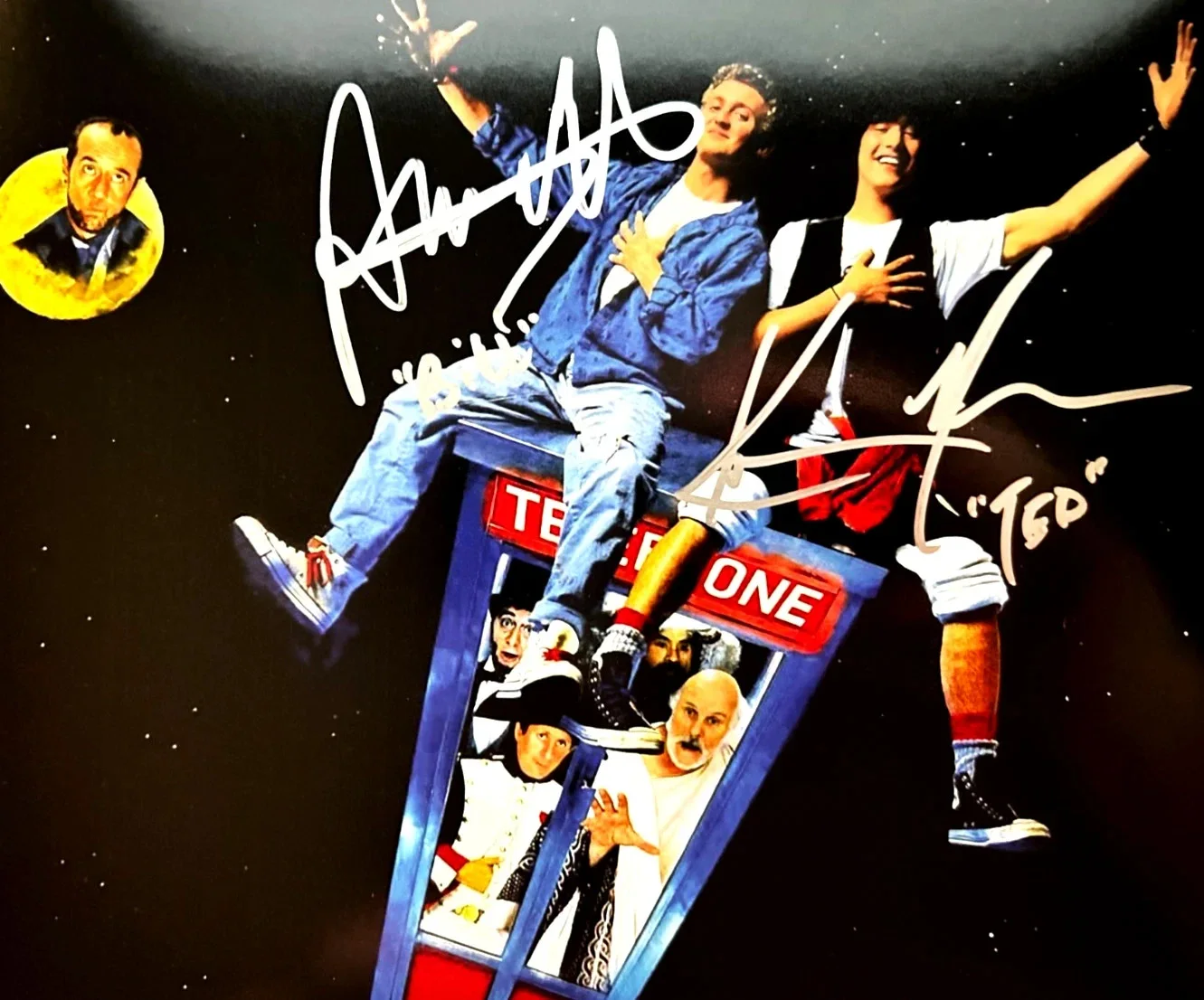 Keanu Reeves — Keanu Reeves, Alex Winter Signed 8x10" (BILL AND TED) Authentic Autographs w/COA