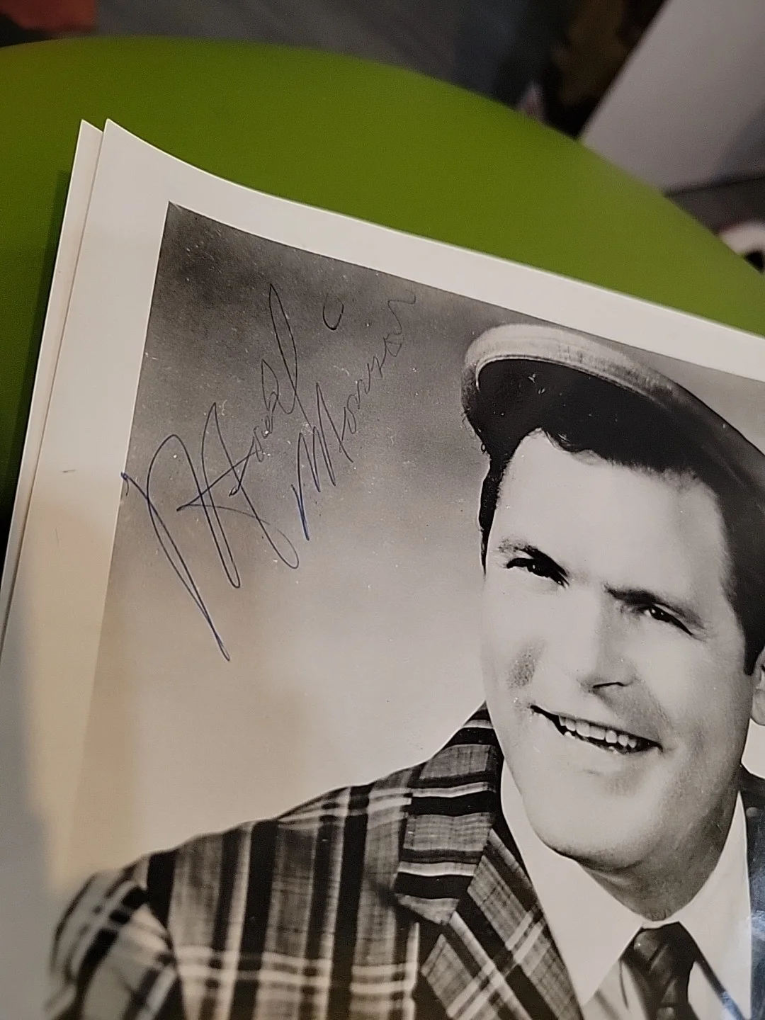 Harold Morrison Autographed 8x10 Glossy Black White Photo, image 2