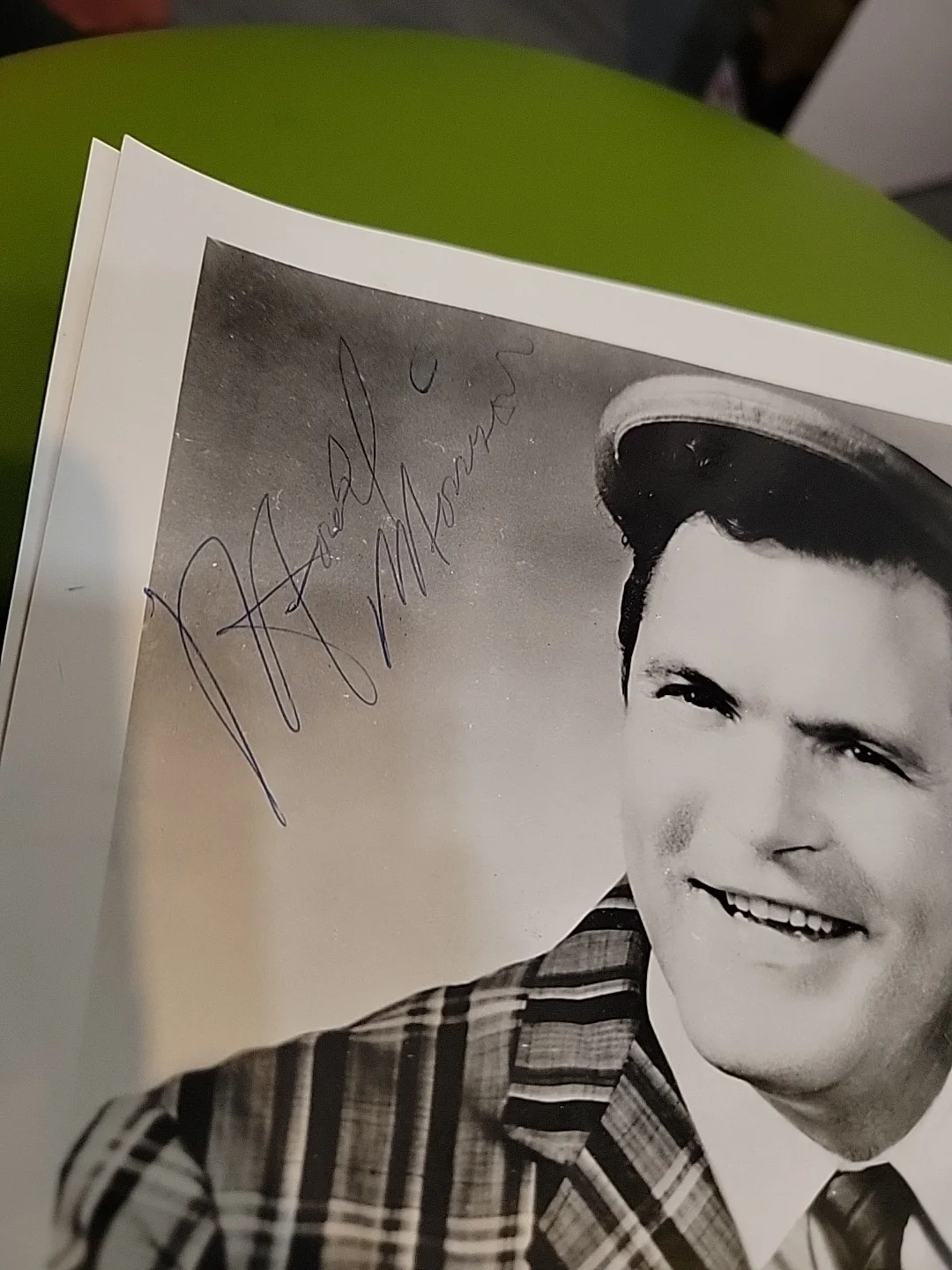 Harold Morrison Autographed 8x10 Glossy Black White Photo, image 3