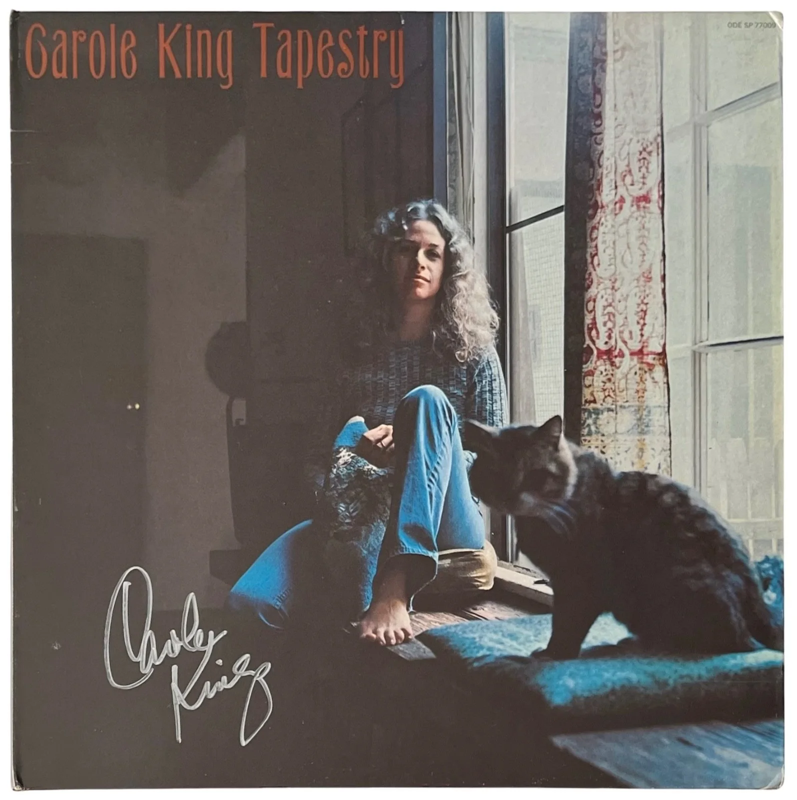 Carole King Signed Tapestry Vinyl Record PSA COA AM92837, image 2