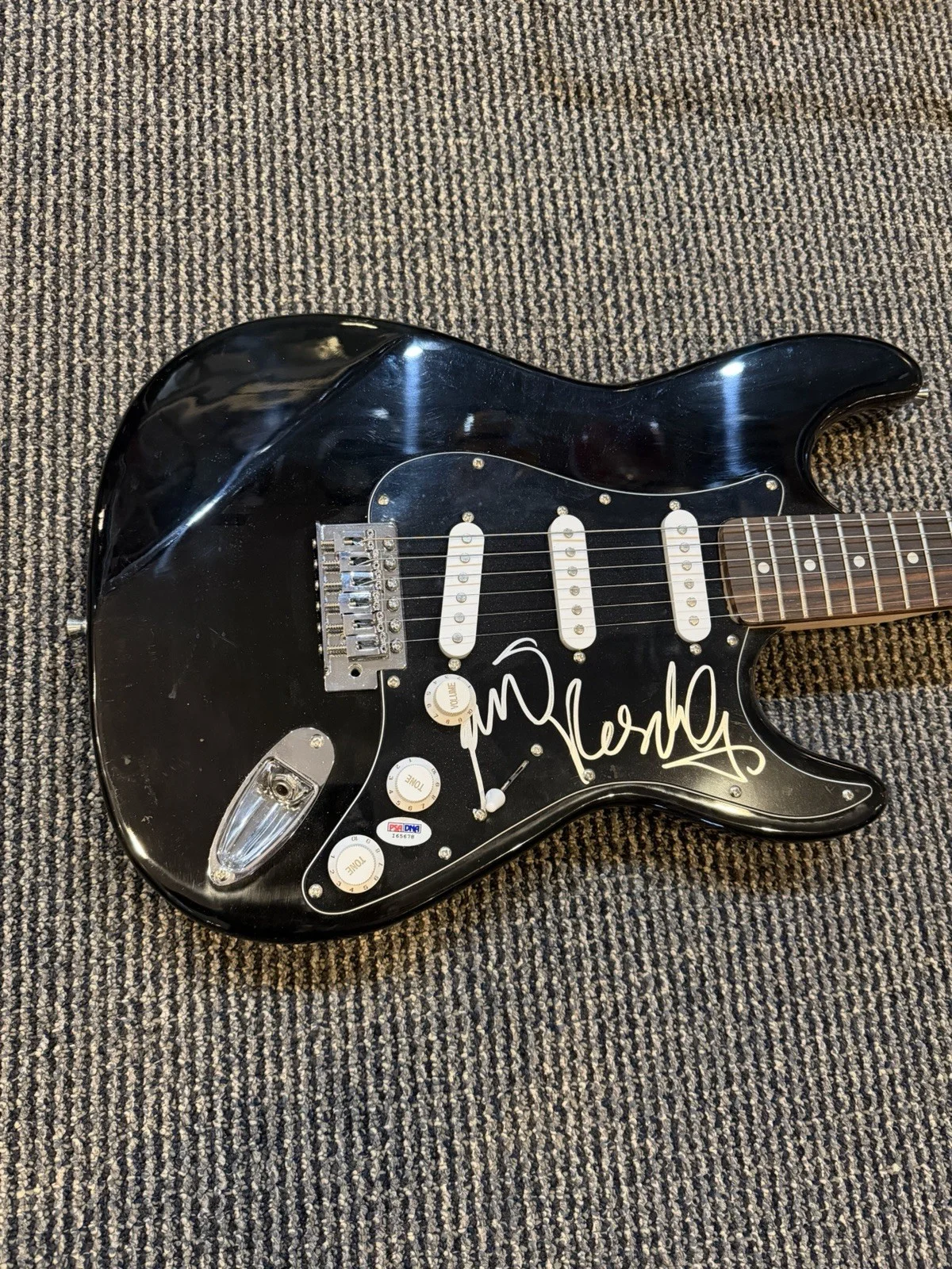 Gavin Rossdale Bush Frontman Signed Autographed Electric Guitar Barcelona w/ PSA, изображение 2