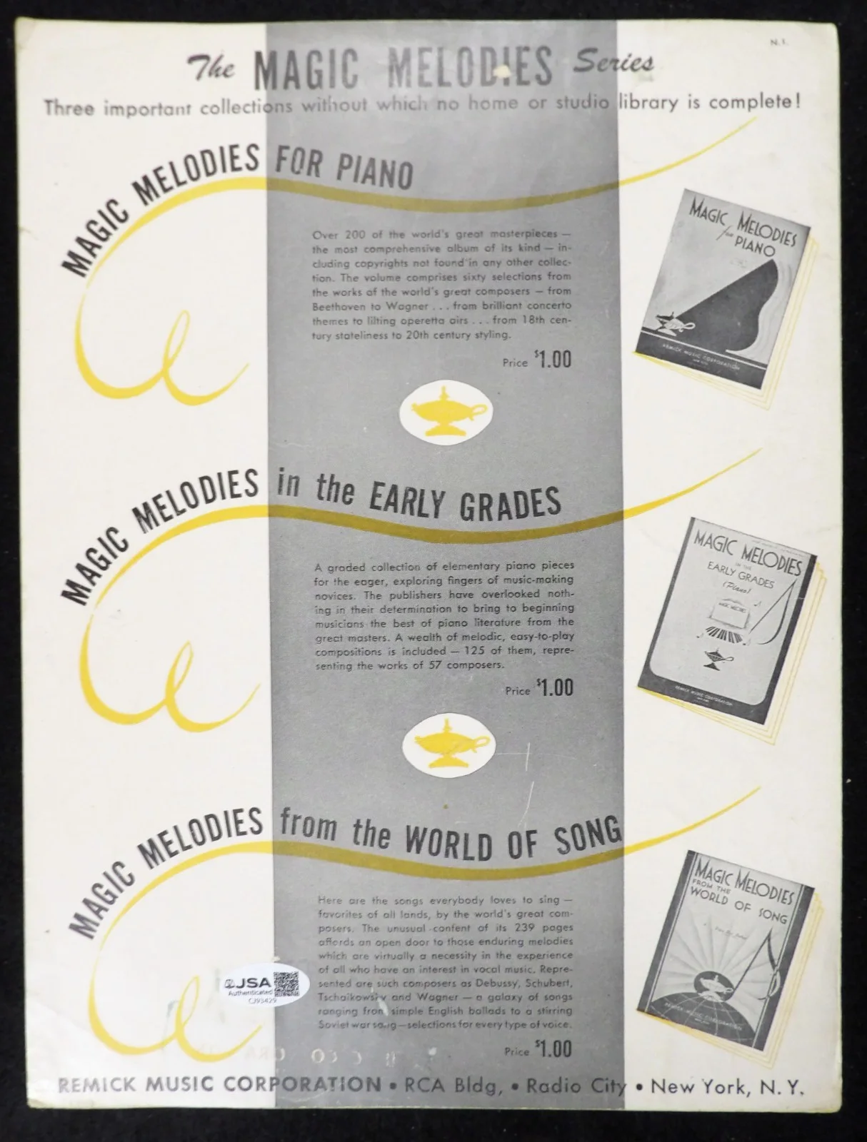 Barbara Stanwyck — Barbara Stanwyck Signed While You're Away Sheet Music JSA Authenticated, image 2