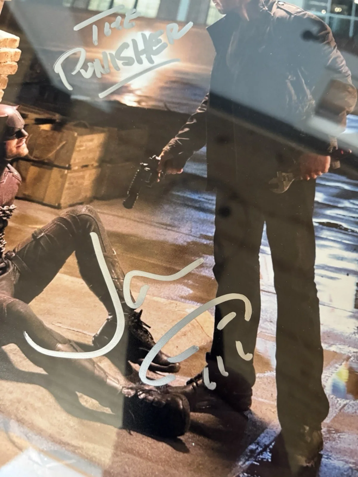 Charlie Cox, Jon Bernthal — Charlie Cox & Jon Bernthal Signed 11x14 Photo Punisher Daredevil Autograph, изображение 2