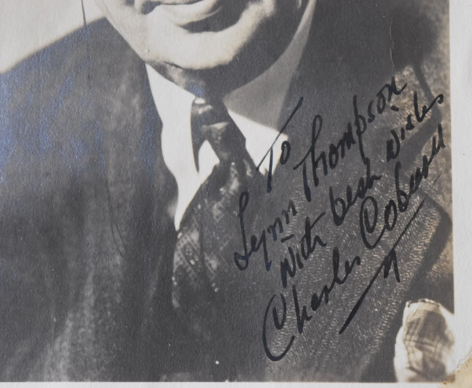 Charles Coburn Hand Signed Photo 5"X7", image 2