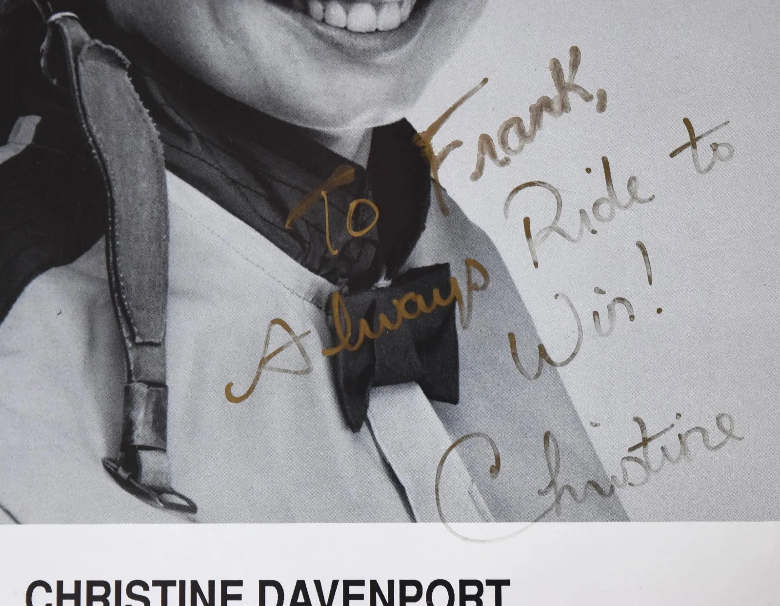 Christine Davenport Hand Signed Picture 8"X10", изображение 2