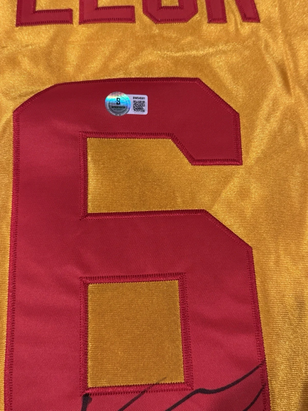 VINCE VAUGHN SIGNED DODGEBALL JERSEY AUTOGRAPHED PETER LAFLEUR SIZE L BAS COA, изображение 3