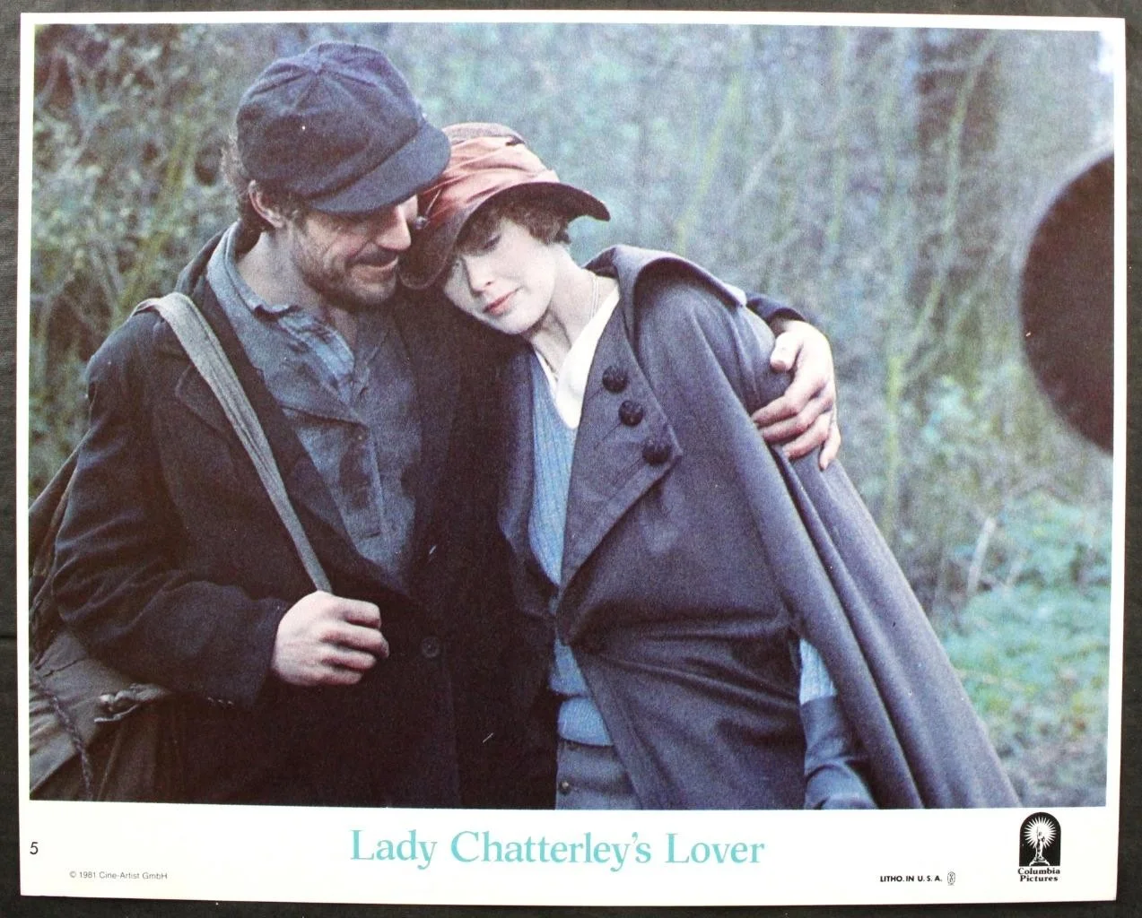 1981 LADY CHATTERLEY'S LOVER, SET of 8 COLOUR LOBBY CARDS, COLUMBIA PICTURES, изображение 5