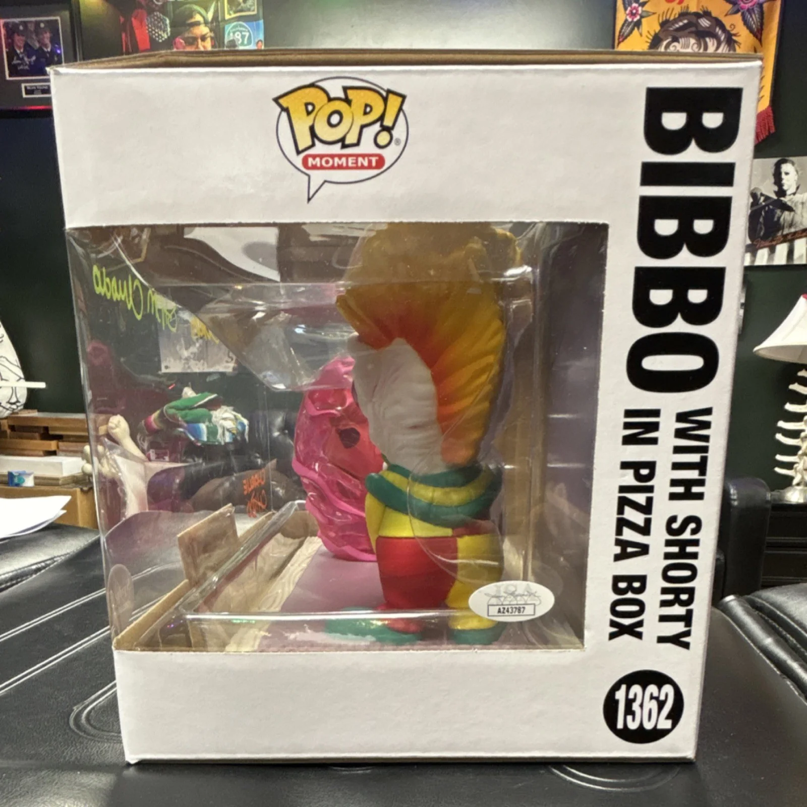 Edward Chiodo, Stephen Chiodo, Charlie Chiodo — Funko Pop Bibbo with Shorty Pizza Box Killer Klowns Autographed JSA - Chiodo, image 2