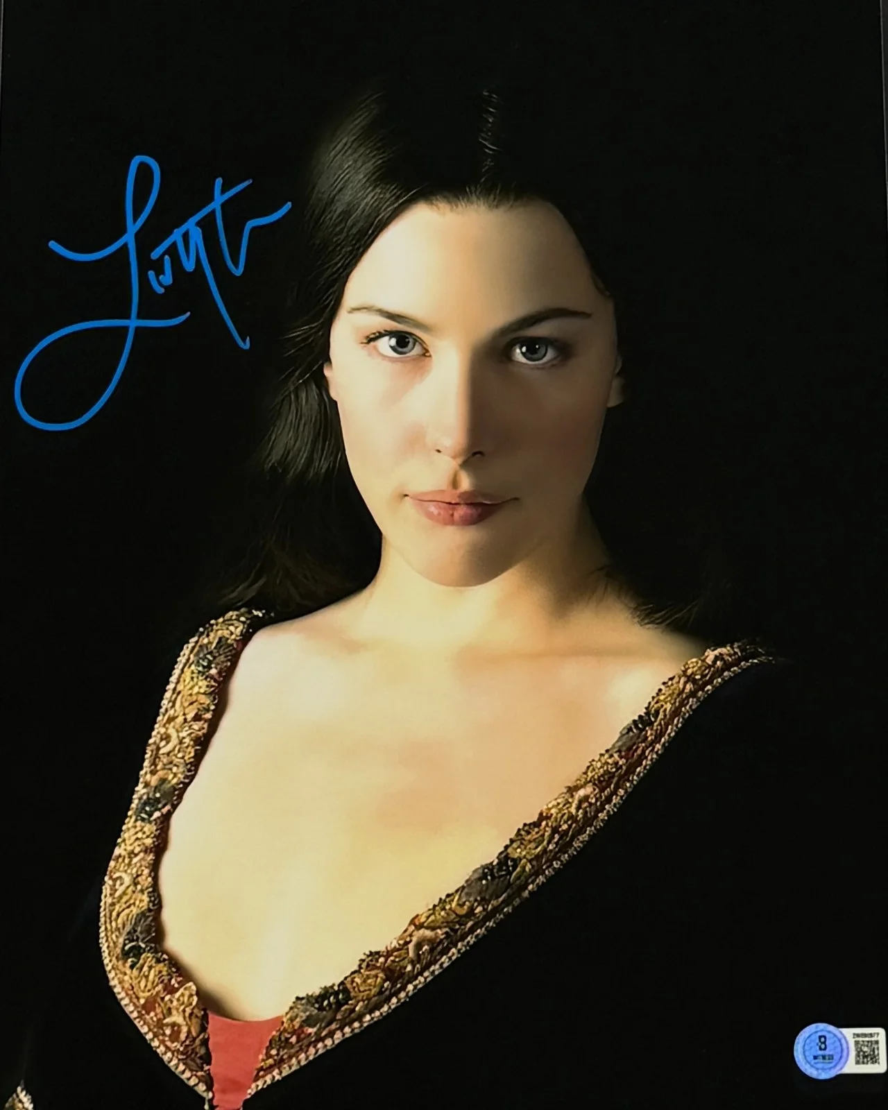 Liv Tyler — Liv Tyler Signed 11x14 Metallic Photo Lord of the Rings Arwen Beckett Witness