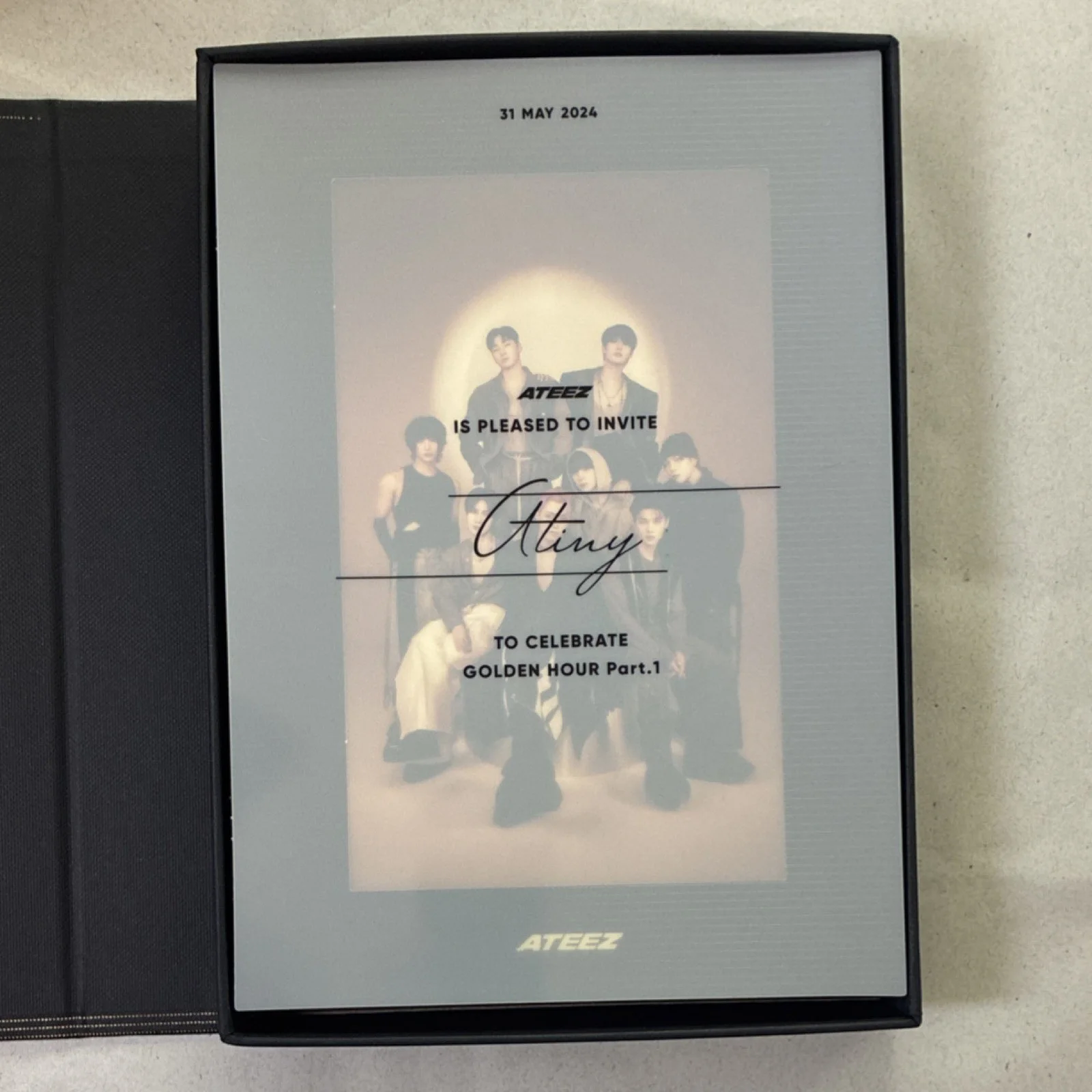 ATEEZ Golden Hour Part.1 Signed Original Music CD & Booklet Autographed, image 3