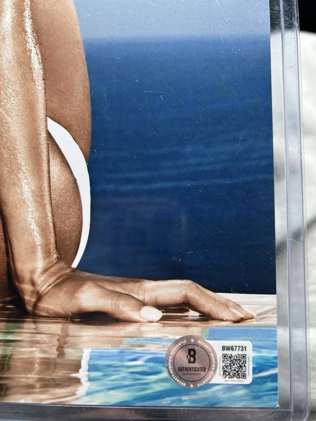 Jessica Alba signed Sexy 11x14 Photo Actress Model Autograph Beckett BAS Coa, изображение 2