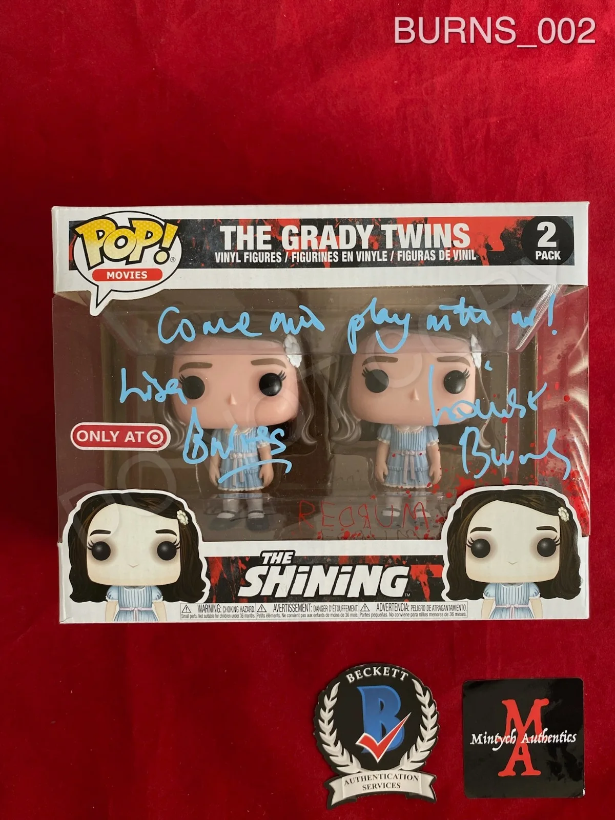 Lisa & Louise Burns — Lisa & Louise Burns dual signed Popchulta Grady Twins Funko Pop Beckett
