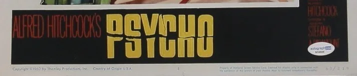 Vera Miles-Signed Framed PSYCHO 11x14 Photo – AUTOCoa – Hitchcock Classic, image 2