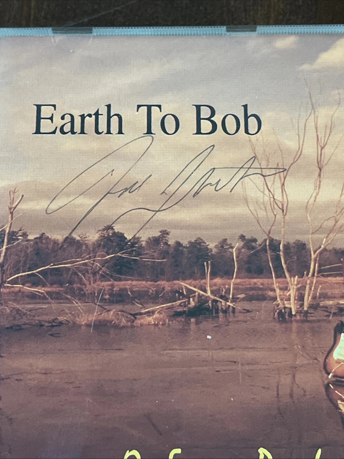 Earth to Bob "On Frozen Pond" CD Signed By Full Band Immaculate Disk Very RARE, image 2
