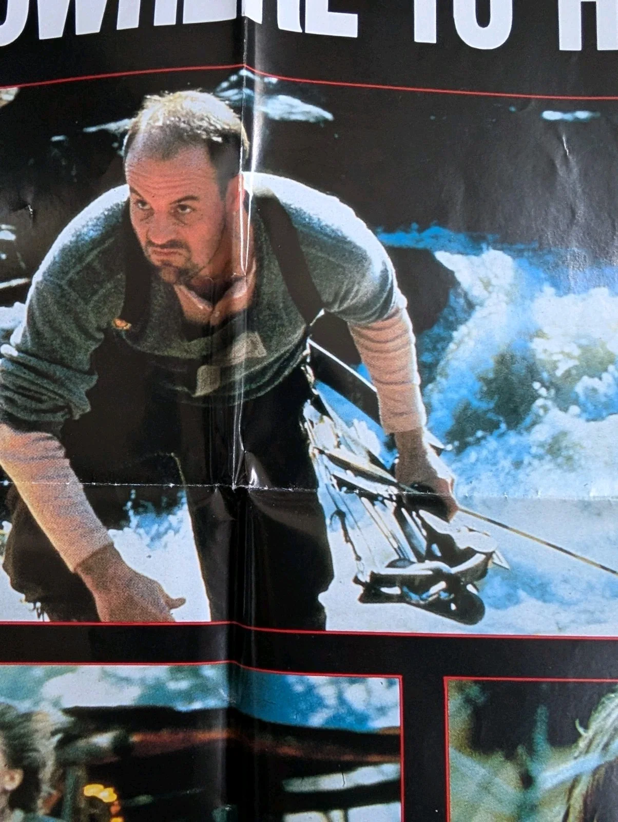 Original NOWHERE TO HIDE 1987 VHS Promo Poster, image 5